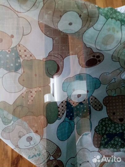 Тюль с мишками