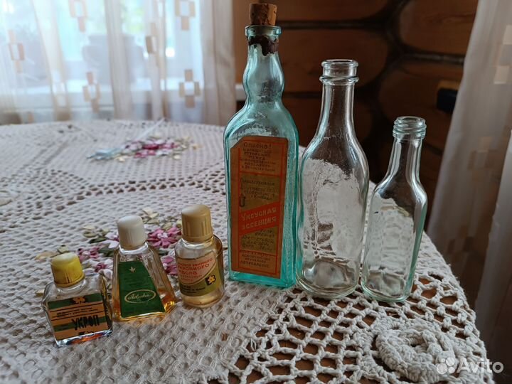 Старинные пузырьки,масло лавровое, масло укропа