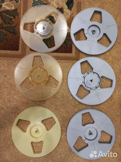 Катушки 22 см для магнитофона. Ленинград