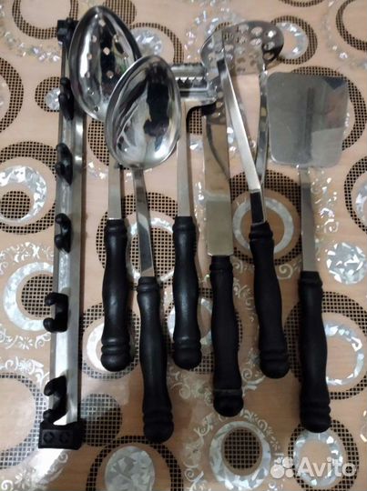 Набор кухонный 7 предметный,новый,из нерж стали