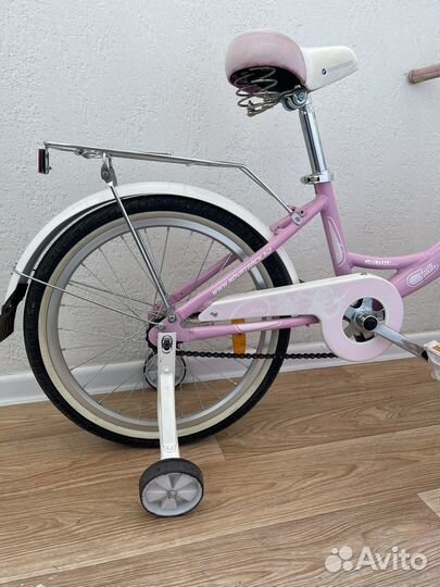 Велосипед Novatrack 20 girlish line розовый