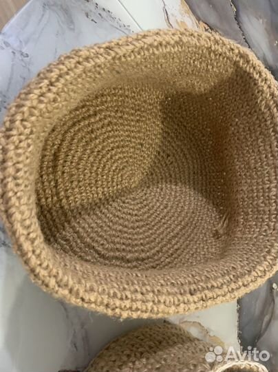 Кашпо из джута 2 шт