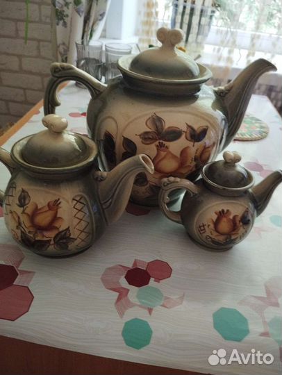 Керамика СССР, набор из трёх предметов