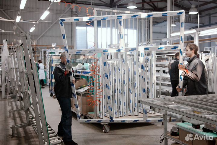 Окна пластиковые, готовые и на заказ