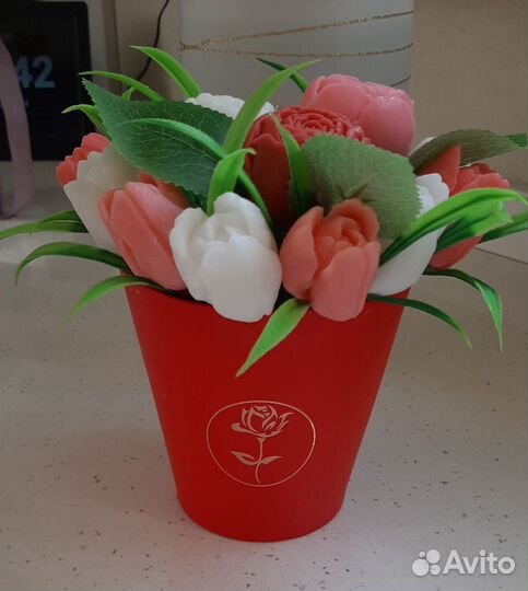 Мыло ручной работы (букеты)