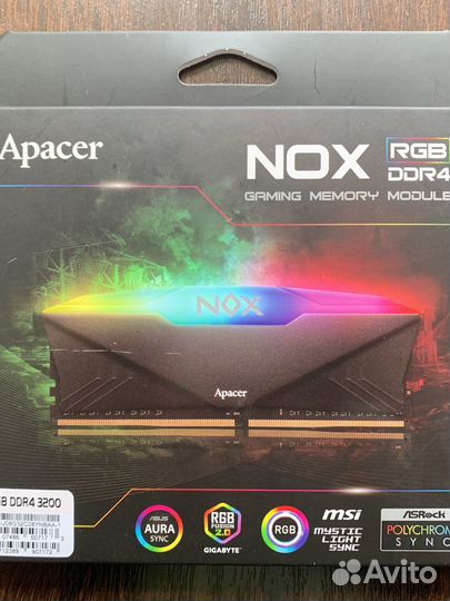 Оперативная память ddr4 8 gb 3200 (2шт)