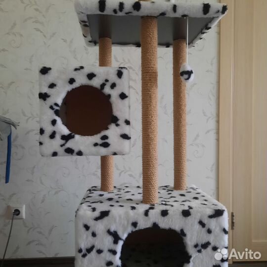 Домик-когтеточка для кошки