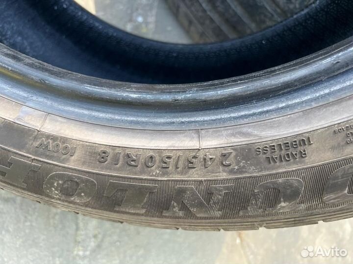 Продаю покрышки для бмв Х4 ранфлэт Dunlop245\50\18