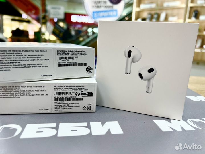 Новые Apple AirPods 3