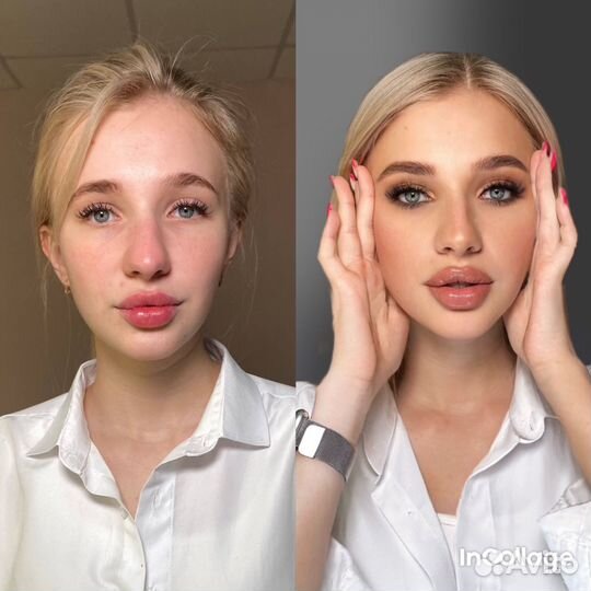 Модель на макияж