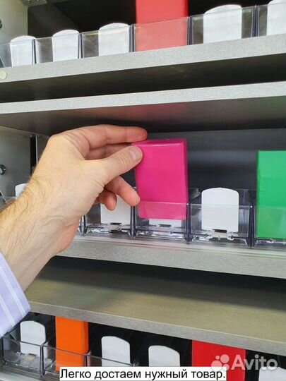 Шкаф для сигарет на 98 видов с накопителем