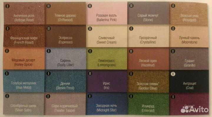 Минеральные тени для век