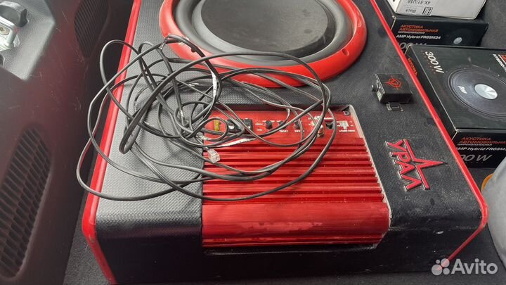 Сабвуфер Ural 900w и Усилитель