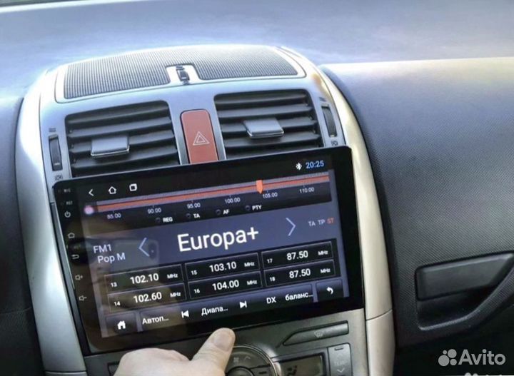 Магнитола Android Toyota Auris e150