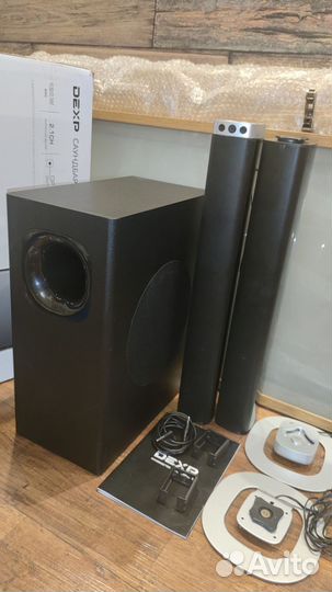 Саундбар 2.1 на 410Вт и колонки 2.0 на 40Вт