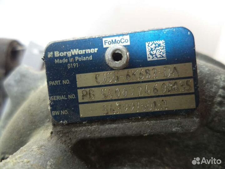 Турбина Ford Fusion 1 CJ5G6K682DA