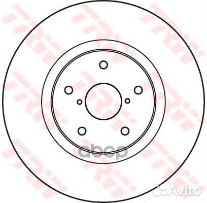 Диск тормозной перед DF4930S TRW