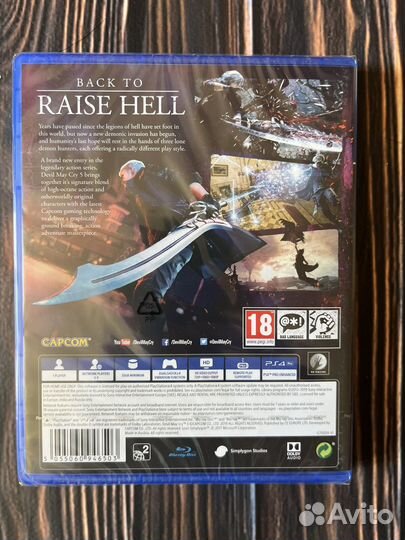 Devil may cry 5 ps4 диск новый