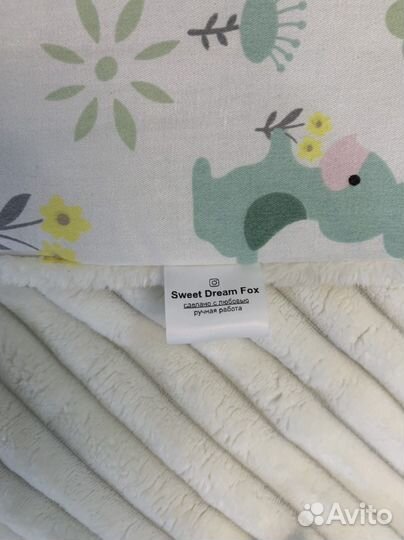 Комплект в коляску, одеяло, подушка