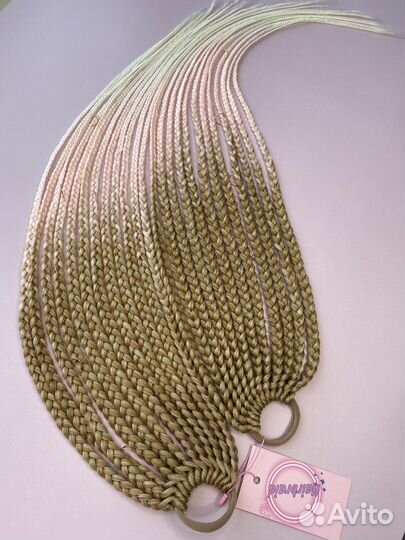 Хвосты, афрорезинки, шиньоны