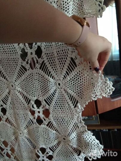 Старинное покрывало на кровать ручной работы