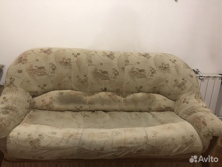 Диван, 2 кресла бу