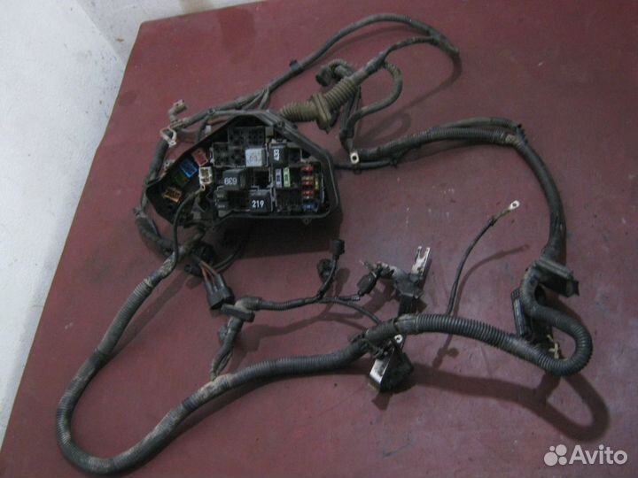 Проводка двигателя подкапотная VW Туарег Touareg