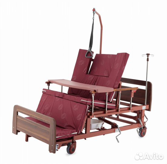 Медицинская кровать железная с механизмом