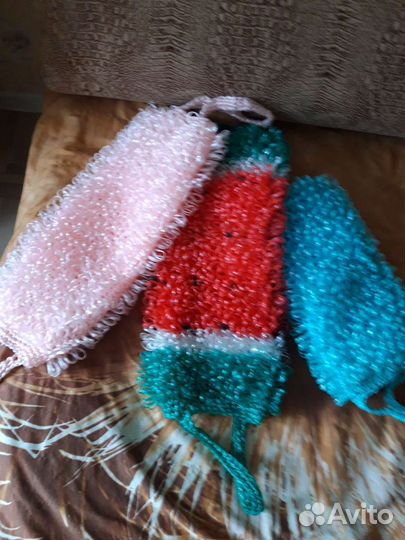 Мочалка ручной работы