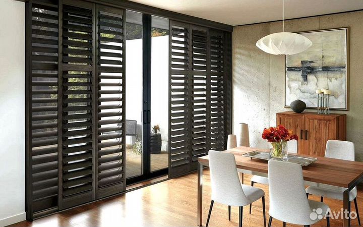 Раздвижные реечные перегородки