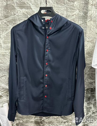 Рубашка kiton с капюшоном
