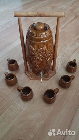 Керамический бочонок новый