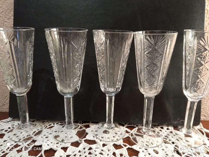 Рюмки хрустальные СССР