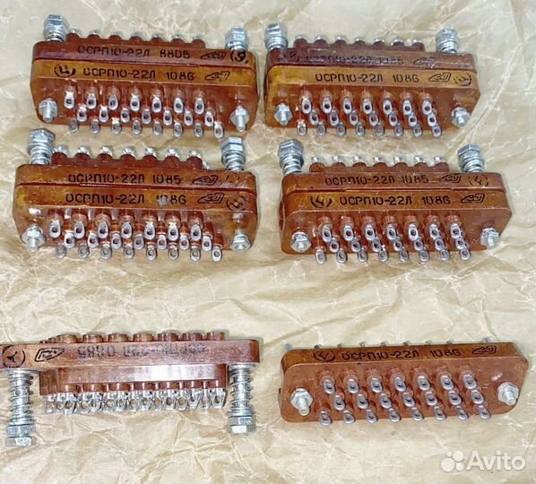 Разъём рп10-22 комплект папа-мама, розетки