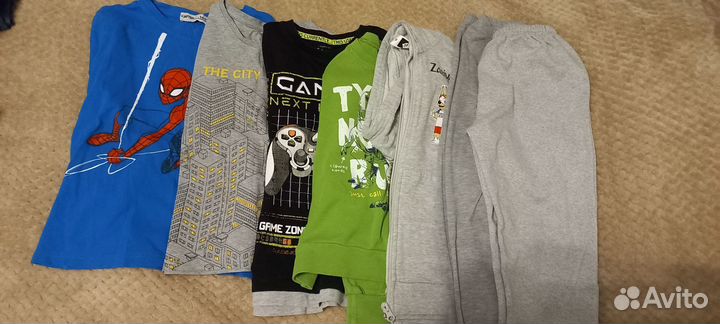 Пакет вещей для мальчика рост 128