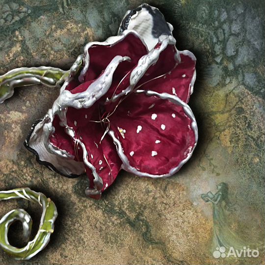 Настольный светильник цветок custom