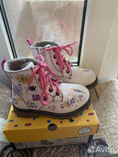 Ботинки демисезонные для девочки