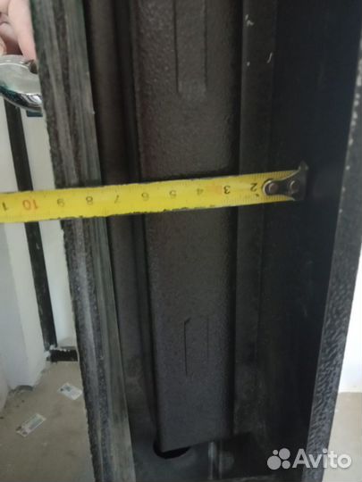 Дверь входная металлическая бу от застройщика