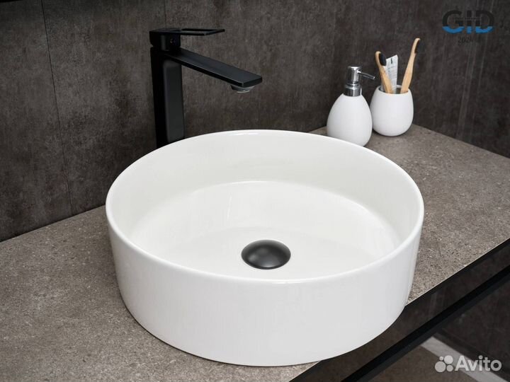 Раковина Gid Esfera N9423 51143 белая, 40x40x12