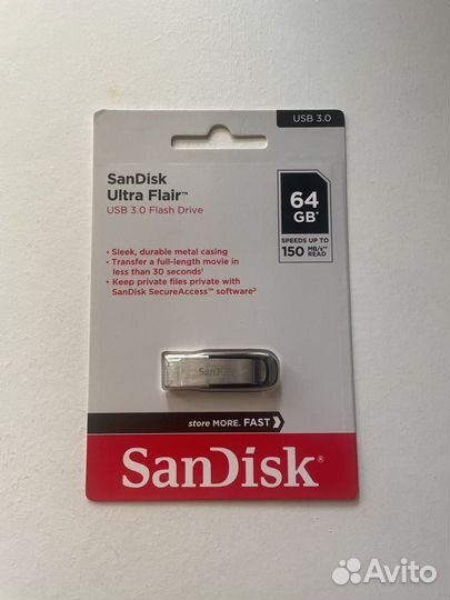 SanDisk Ultra Flair USB 3.0 USB флешка 64 GB