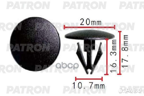 Клипса пластмассовая GM применяемость: крыло, п