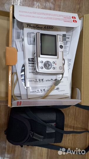 Цифровой фотоаппарат canon powershot a550