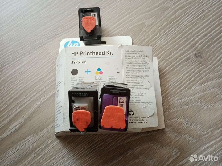 Печатающая головка черная hp moh51a, цветн moh50a