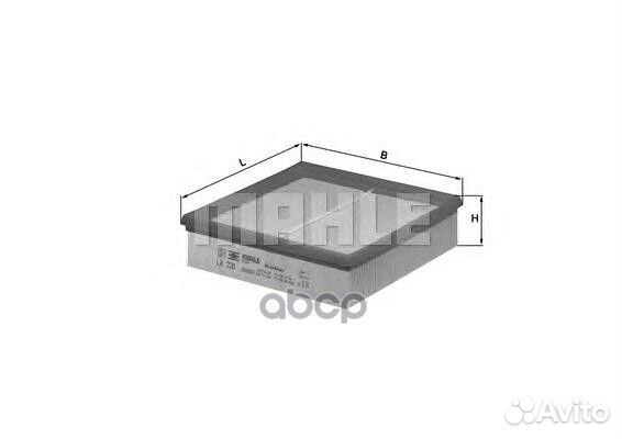 Фильтр воздушный lx220 Mahle/Knecht