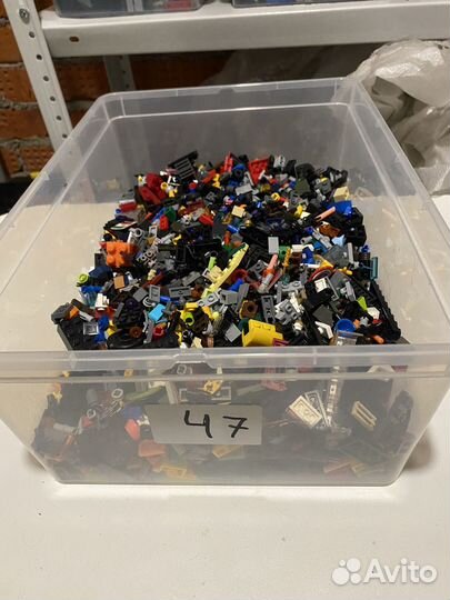 Lego контейнер россыпью