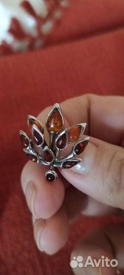 Янтарь в серебре