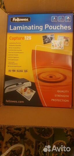 Пленка для ламинирования Fellowes A3, Capture 125