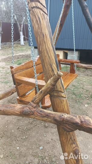 Садовые качели подвесные