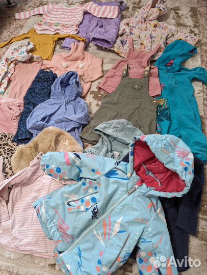 Вещи пакетом на девочку 80 86