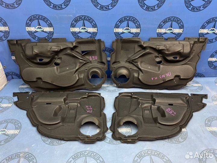 Шумоизоляция дверей комплект Mercedes-Benz C-Class